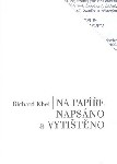 Na pape napsno a vytitno